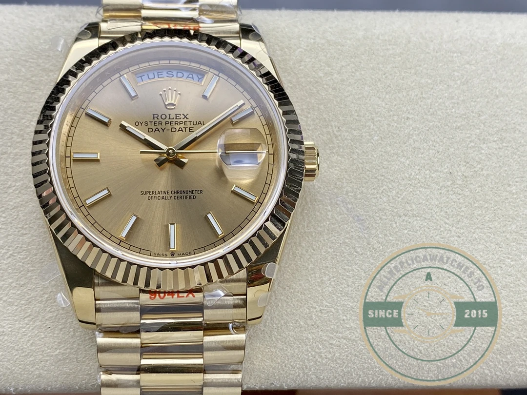Rolex Day-Date 40mm Champagne Dial 228238 - Affordable Luxury Replica Timepiece