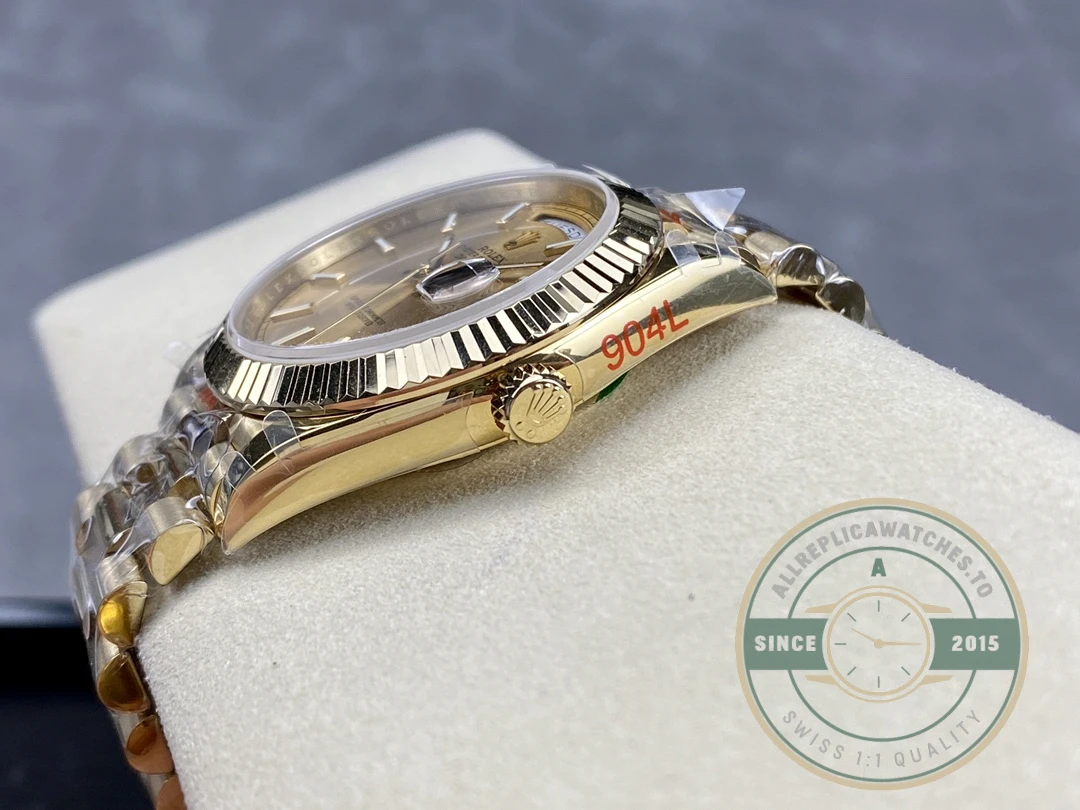 Rolex Day-Date 40mm Champagne Dial 228238 - Affordable Luxury Replica Timepiece