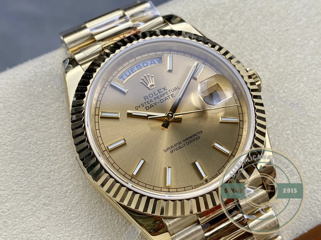 Rolex Day-Date 40mm Champagne Dial 228238 - Budget Luxury Replica Watch
