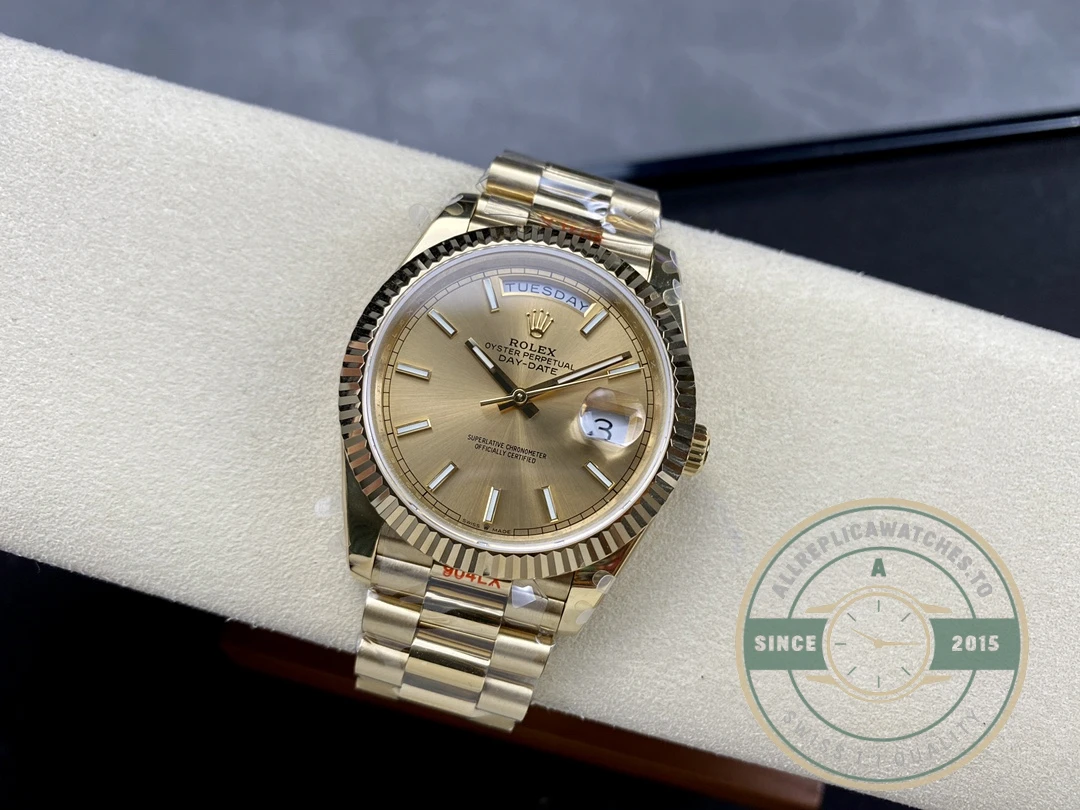 Rolex Day-Date 40mm Champagne Dial 228238 - Factory Super Clone Watch