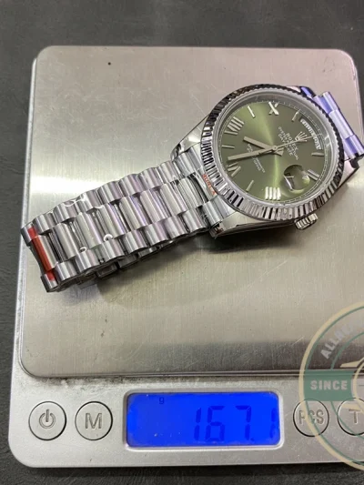 Rolex Day-Date 40mm Olive Green Roman Dial 228239 - Top-Tier Swiss Replica Watch