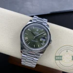 Rolex Day-Date 40mm Olive Green Roman Dial 228239 - Factory Super Clone Watch
