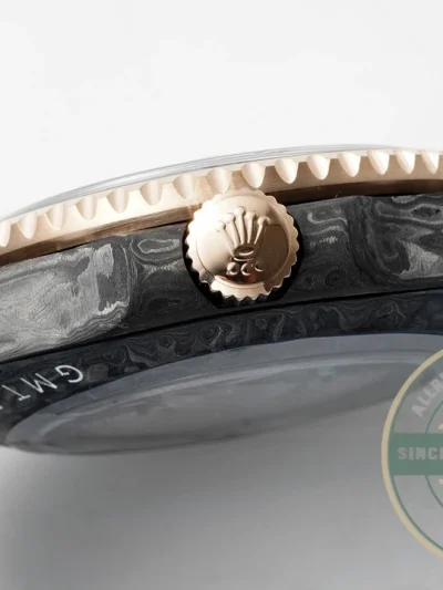 ROLEX GMT-Master II DIW Karbon Sarı Kadranı 40mm - 1:1 Swiss Replica Watch