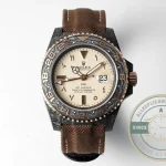 ROLEX GMT-Master II DIW Karbon Sarı Kadranı 40mm - 1:1 Swiss Replica Watch