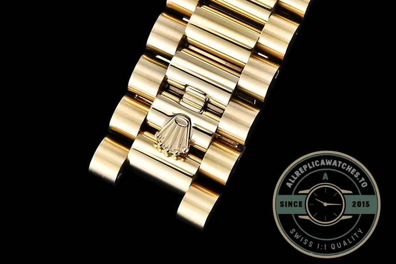 Super Clone Day-Date 40 mm White Dial Yellow Gold M228238-0042 - Luxury Replica Watch