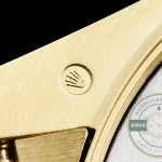 Super Clone Day-Date 40 mm White Dial Yellow Gold M228238-0042 - Top-Tier Swiss Replica Watch