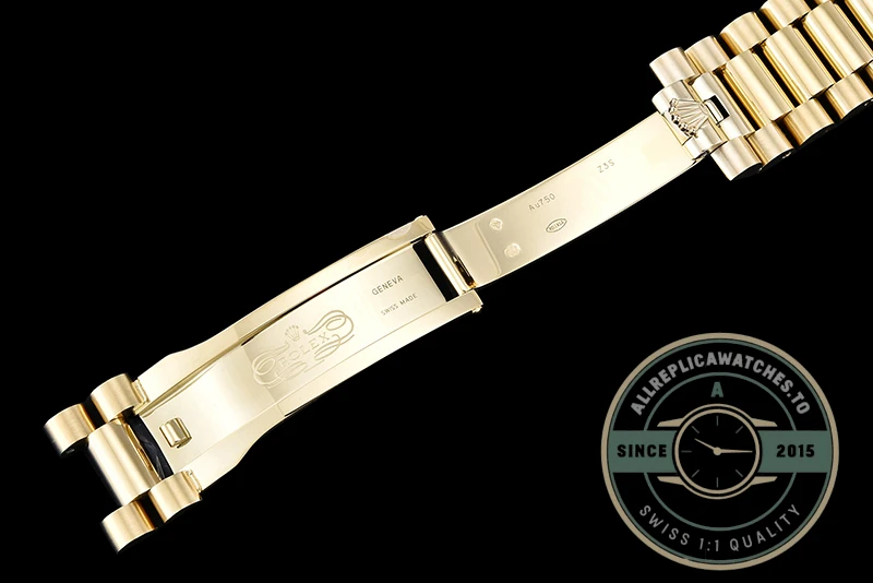 Super Clone Day-Date 40 mm White Dial Yellow Gold M228238-0042 - Best Quality Replica Watch