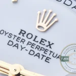 Super Clone Day-Date 40 mm White Dial Yellow Gold M228238-0042 - Top-Tier Swiss Replica Watch