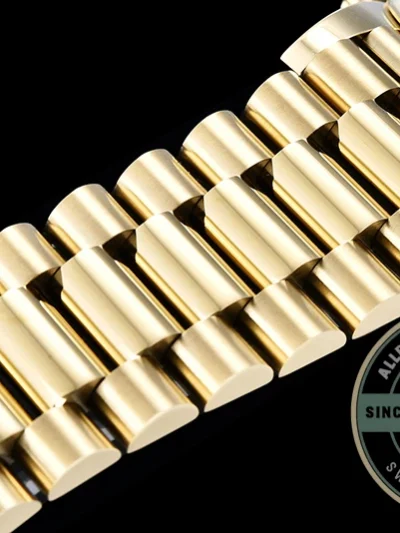 Super Clone Day-Date 40 mm White Dial Yellow Gold M228238-0042 - Best Quality Replica Watch
