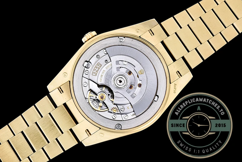 Super Clone Day-Date 40 mm White Dial Yellow Gold M228238-0042 - Swiss Movement Replica Watch