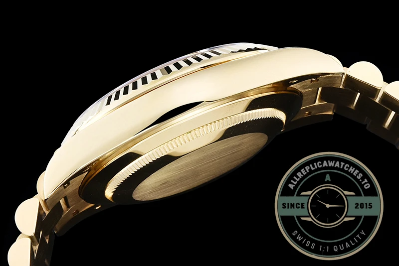 Super Clone Day-Date 40 mm White Dial Yellow Gold M228238-0042 - Budget Luxury Replica Watch
