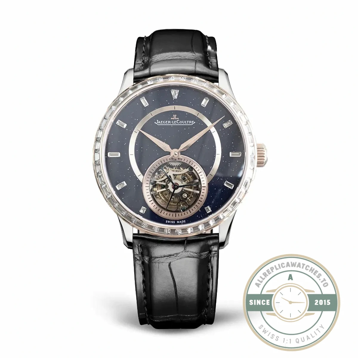 Super Clone Master Ultra Thin 40 mm White Gold Tourbillon - Top-Tier Swiss Replica Watch