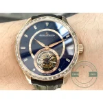 Caseback side of the Master Ultra Thin Tourbillon super clone in white gold