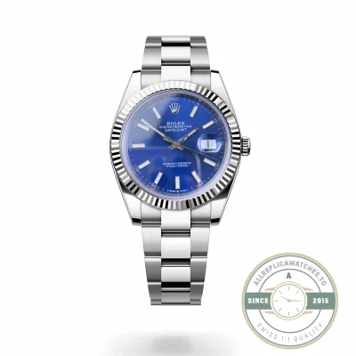 Super Clone Rolex Datejust 41mm 126334 Oyster Blue Dial - Factory Super Clone Watch
