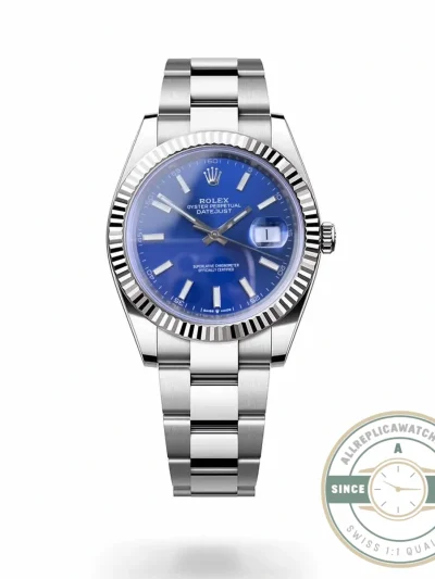 Super Clone Rolex Datejust 41mm 126334 Oyster Blue Dial - Factory Super Clone Watch