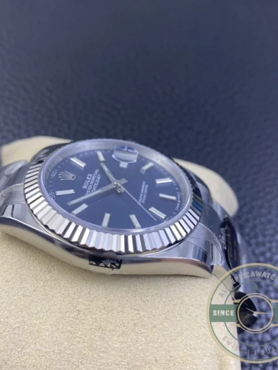 Super Clone Rolex Datejust 41mm 126334 Oyster Blue Dial - Factory Super Clone Watch