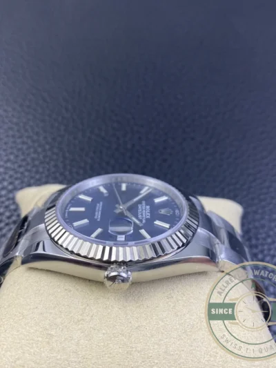 Super Clone Rolex Datejust 41mm 126334 Oyster Blue Dial - 1:1 Swiss Replica Watch