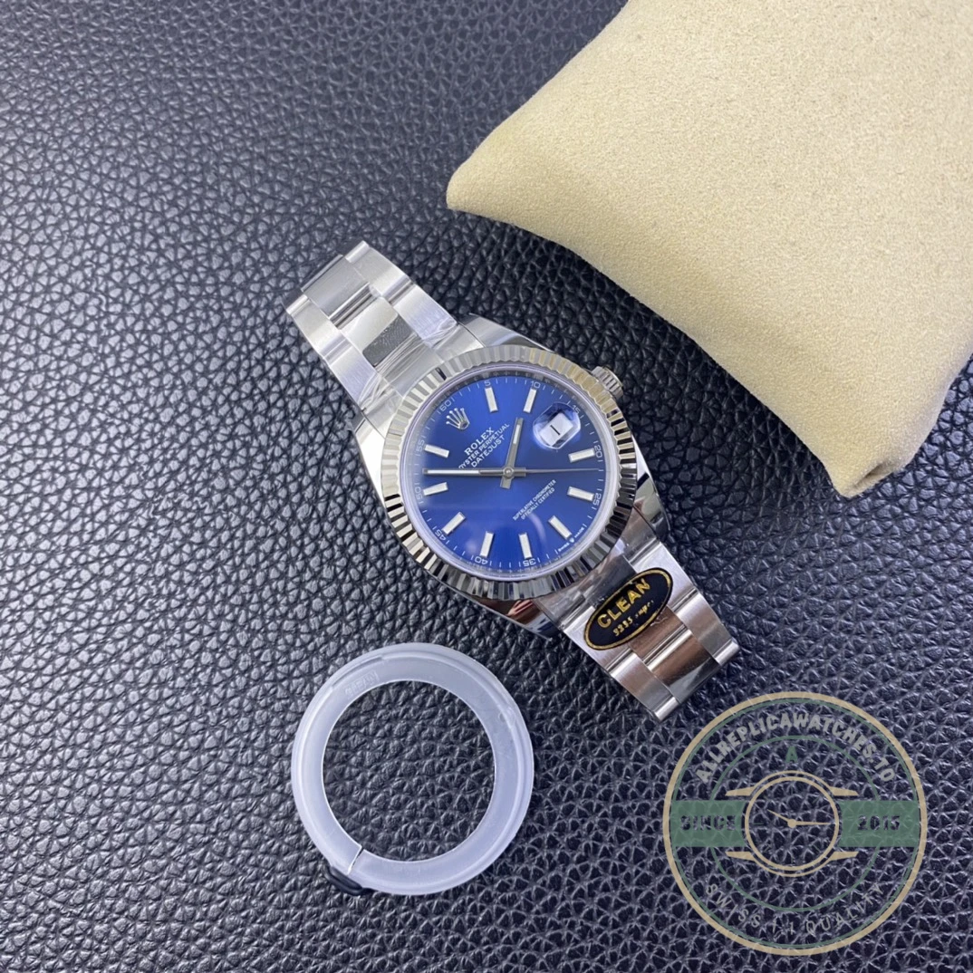 Super Clone Rolex Datejust 41mm 126334 Oyster Blue Dial - Budget Luxury Replica Watch