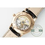 Three quarter view of the Reserve de Marche Q1372510 with all three dial indications visible