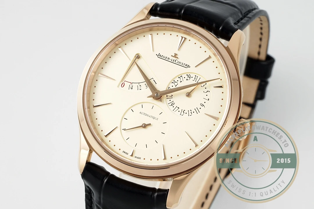 Superclone Jaeger-LeCoultre Master Ultra Thin Gold Q1372510 - Budget Luxury Replica Watch