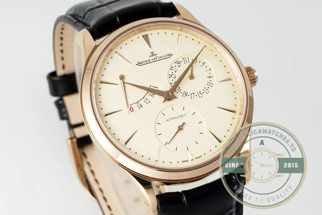 Superclone Jaeger-LeCoultre Master Ultra Thin Gold Q1372510 - Affordable Super Clone Watch