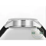 Date aperture at 3 o'clock showing 21 in black on a white disc set into the dial