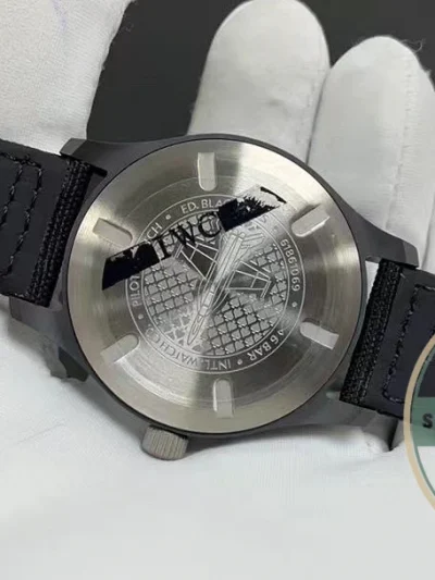 Superclone Pilot’s Black Aces White Dial Ceramic IW326905 - Swiss Movement Replica Watch