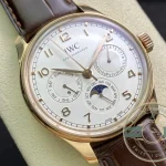 Superclone Portugieser Perpetual 42mm Rose Gold IW344202 - Swiss-Made Clone Watch