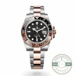 Superclone Rolex GMT-Master II 40mm Gold Steel 126711CHNR Root Beer - High-Grade Replica Watch