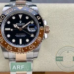 Superclone Rolex GMT-Master II 40mm Gold Steel 126711CHNR Root Beer - High-Grade Replica Watch