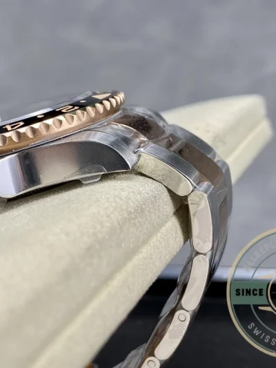 Superclone Rolex GMT-Master II 40mm Gold Steel 126711CHNR Root Beer - Factory Super Clone Watch