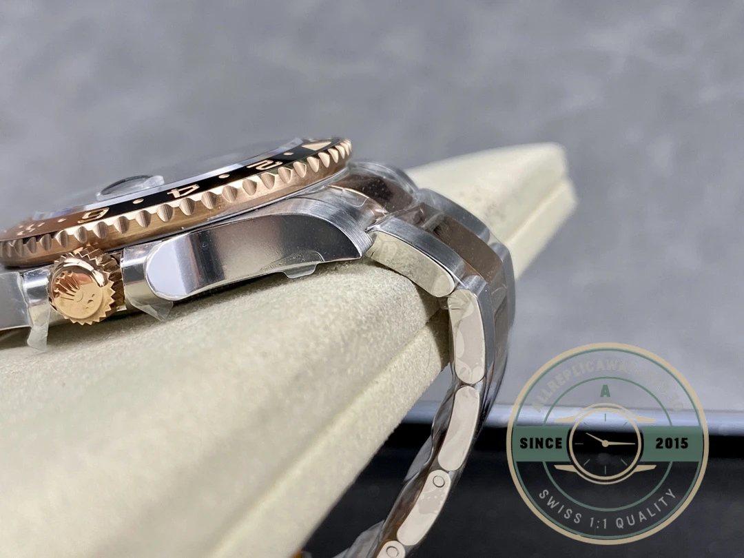 Superclone Rolex GMT-Master II 40mm Gold Steel 126711CHNR Root Beer - Factory Super Clone Watch