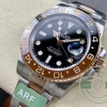 Superclone Rolex GMT-Master II 40mm Gold Steel 126711CHNR Root Beer - Swiss Movement Replica Watch
