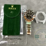 Superclone Rolex GMT-Master II 40mm Gold Steel 126711CHNR Root Beer - Affordable Luxury Replica Timepiece