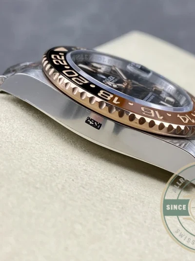 Superclone Rolex GMT-Master II 40mm Gold Steel 126711CHNR Root Beer - Premium Super Clone Watch