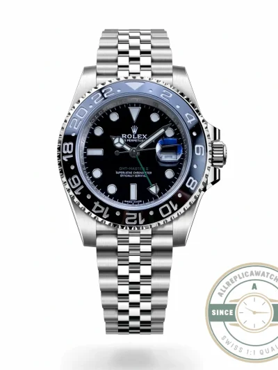 Superclone Rolex GMT-Master II Bruce Wayne 126710GRNR Jubilee - Swiss-Made Clone Watch