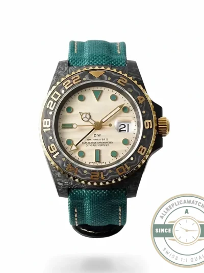 Superclone Rolex GMT-MASTER II-Carbon Fiber-Yellow Grey - Affordable Super Clone Watch