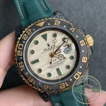 Superclone Rolex GMT-MASTER II-Carbon Fiber-Yellow Grey - Swiss Movement Replica Watch