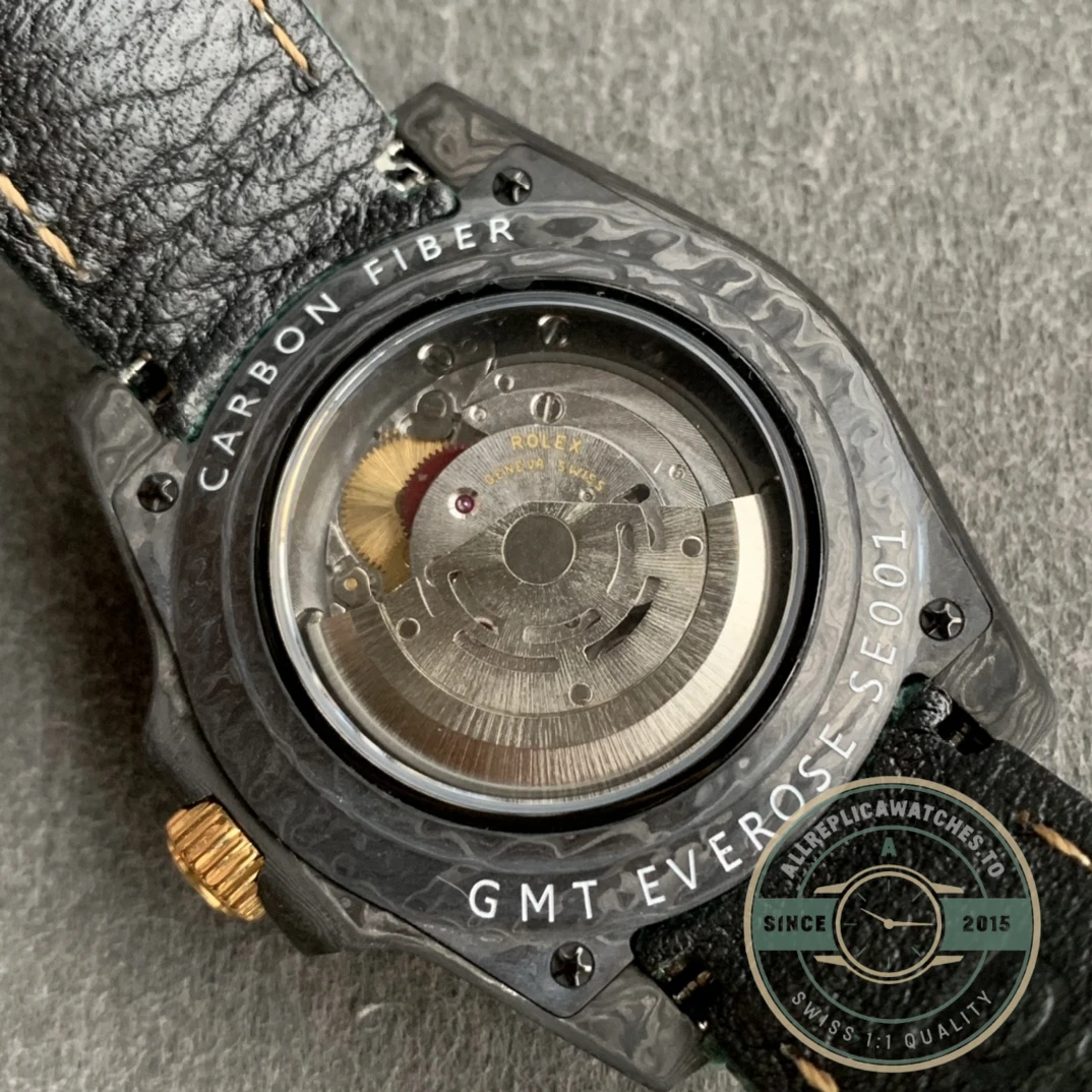 Superclone Rolex GMT-MASTER II-Carbon Fiber-Yellow Grey - Affordable Luxury Replica Timepiece