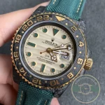 Superclone Rolex GMT-MASTER II-Carbon Fiber-Yellow Grey - 1:1 Swiss Replica Watch