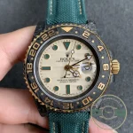 Superclone Rolex GMT-MASTER II-Carbon Fiber-Yellow Grey - High-Grade Replica Watch
