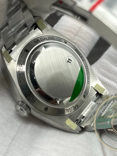 Superclone Rolex Milgauss 116400GV Black Dial Green Sapphire 40mm - Budget Luxury Replica Watch