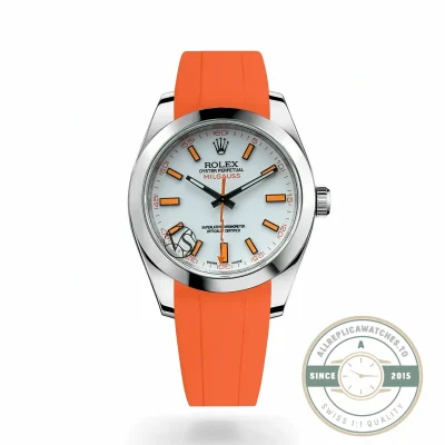 Superclone Rolex Milgauss 40mm White Dial 116400 Orange - 1:1 Swiss Replica Watch
