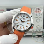 Superclone Rolex Milgauss 40mm White Dial 116400 Orange - 1:1 Swiss Replica Watch