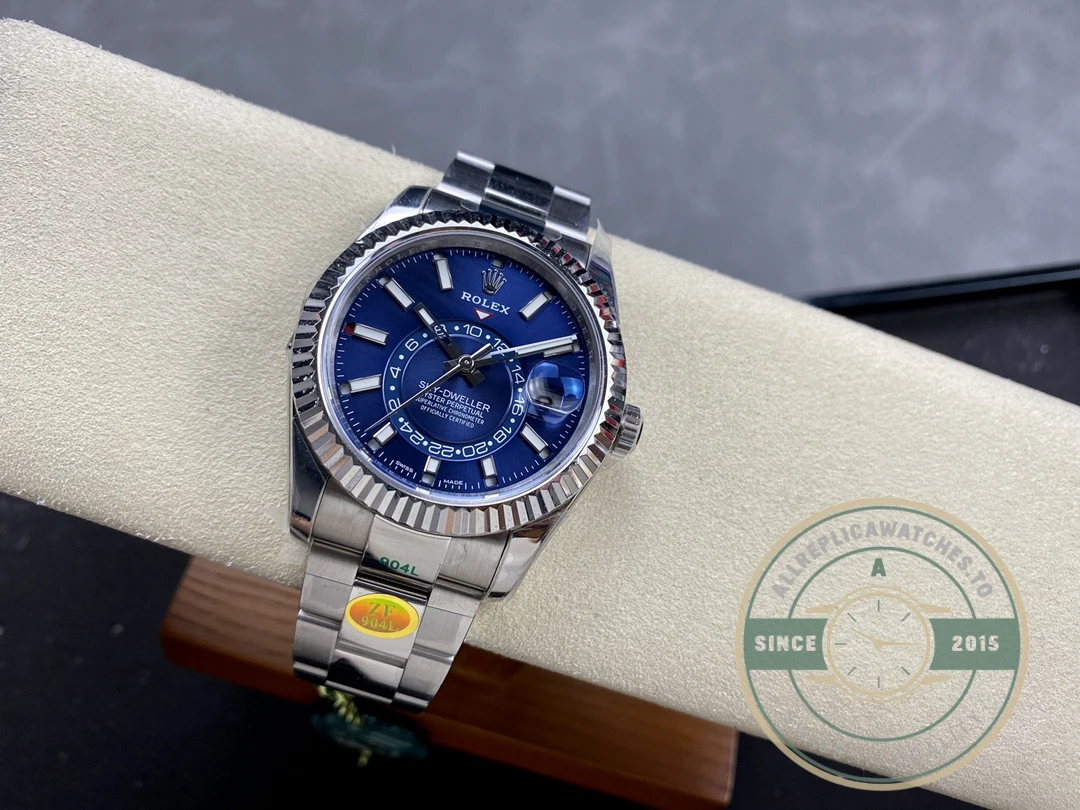Superclone Rolex Sky-Dweller 326934 42mm Blue Dial Oyster - Premium Super Clone Watch