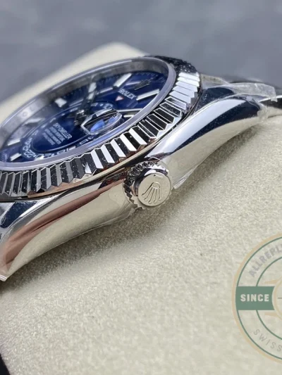 Superclone Rolex Sky-Dweller 326934 42mm Blue Dial Oyster - Affordable Super Clone Watch