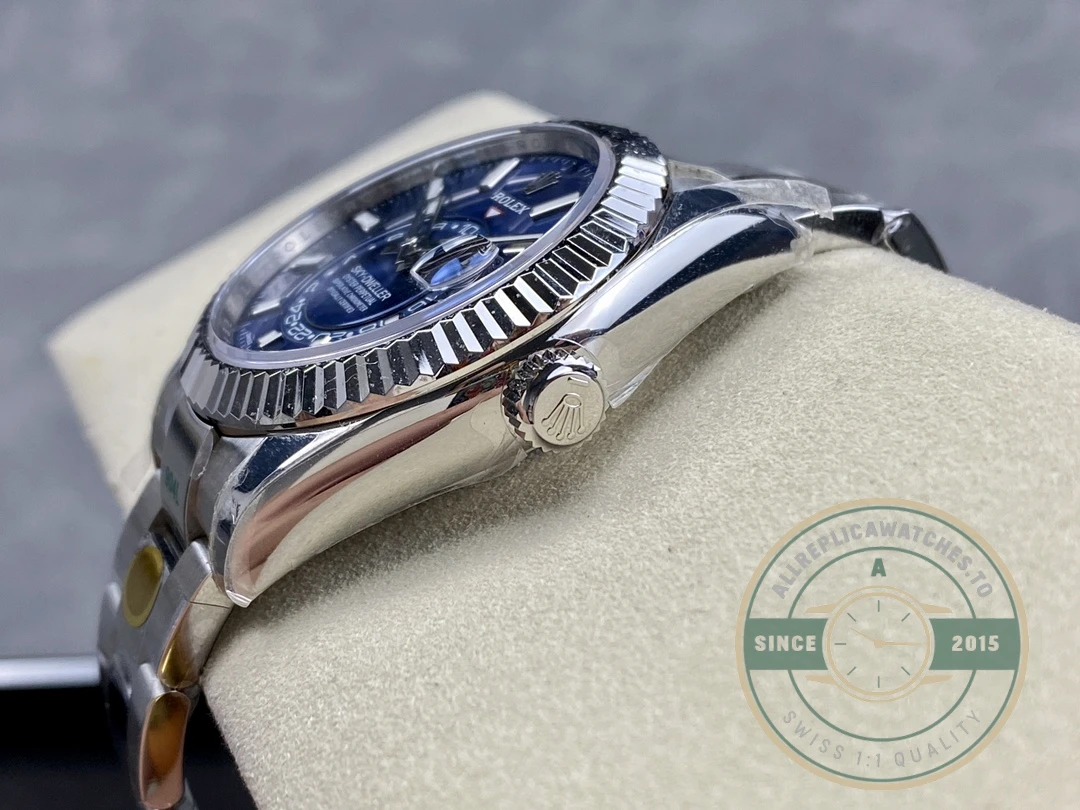 Superclone Rolex Sky-Dweller 326934 42mm Blue Dial Oyster - Affordable Super Clone Watch