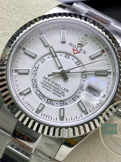 Superclone Rolex Sky-Dweller 326938 42mm White Dial - Factory Super Clone Watch