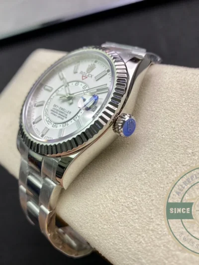 Superclone Rolex Sky-Dweller 326938 42mm White Dial - Affordable Super Clone Watch