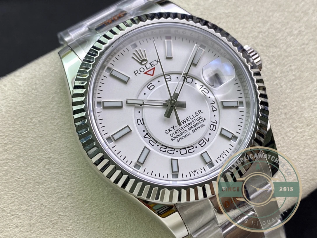Superclone Rolex Sky-Dweller 326938 42mm White Dial - Swiss-Made Clone Watch